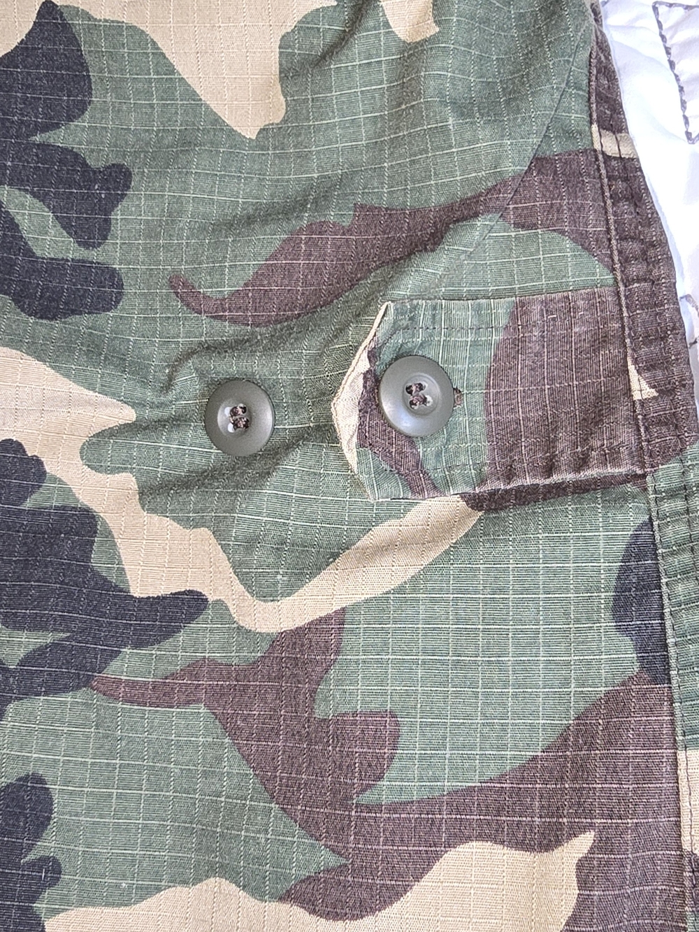 Men's Camouflage Field Jacket - Green Camo - Picture 6 of 10
